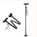 Canes Outdoor Aluminum Four Legged Crutches with Alarm Four Folding Cane Selfless dedication