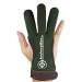 ArcheryMax Archery Gloves Practice Shooting Hunting Leather Three Finger Protector for Youth Adult Beginner green Medium