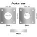 PLCatis Woodpecker for Nesting box 4pcs Bird House Protective Plate 32mm + 28mm Birded Box Stainless Steel Accessories for Nesting Boxes with 16 Pieces Screws - Buy Online on GoSupps.com