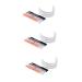 Hemoton 3pcs Microblading Oil Eyebrow Permanent Pen Ladies Kit for Ruler Marker Eraser Makeup Wmtz_