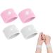 ACWOO Motion Sickness Wristbands 2 Pairs Natural Sickness Bands for Kids & Adults Anti-Nausea Wristbands for Car Sea Sickness Relief Wristbans for Sea Flying Travel (Pink+White) 2 Pairs(pink+white)