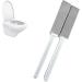 Pack of 2 Stone Toilet Cleaner Stone Toilet Cleaner Pumice Stone Toilet Cleaner Brush with Long Handle for Bathroom and Kitchen - Buy Online on GoSupps.com