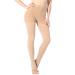 Medical Compression Pantyhose For Women & Men 20-30 mmHg Graduated Support Hose Tights Open Toe Waist High Compression Stockings For Swelling Edema Varicose Vein Medium