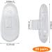 20 Pairs Silicone Nose Pads | Transparent Slipproof Air Chamber Pads for Glasses & Sunglasses | Soft Comfortable Accessories - Buy Online on GoSupps.com