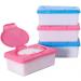 Wet Wipes Box Extractable Wet Wipes Box (Empty Box without Wet Wipes) 4pcs Red and Blue Suitable for 80pcs Wet Wipes Red4 - Buy Online on GoSupps.com