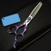 Hair Cutting Scissors 6 Inch Upscale Professional Japan 440c Retro Purple Hair Scissors Cutting Barber Make Up Thinning Shears Hairdressing Scissors Set - Buy Online on GoSupps.com