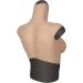 Knobco High Collar Realistic Silicone Breast Enhancers | Mastectomy Prosthesis & Costume | Ivory White Large D Cup - Buy Online on GoSupps.com
