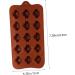 Alipis 6 Pcs Chocolate Mold Fudge Molds Resin Molds Muffin Trays Jelly Sweets Roses Chocolates Cake Stencil Silicone Cookie Mold Kitchen Chocolate Pudding Mold Thins Ice Cubes Candy - Buy Online on GoSupps.com