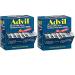 Advil (100 Packets of 2 Capsules) Pain Reliever/Fever Reducer Coated Tablet, Individually Sealed, 200mg Ibuprofen, Temporary Pain Relief, Travel Pack, Greeting Cards Included