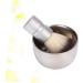 Buy Minkissy Stainless Steel Shaving Bowl & Brush Set | Men's Beard & Shave Essentials | Travel-Friendly Razor Kit - Buy Online on GoSupps.com