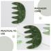 Beaupretty 2pcs Jade Massage Comb & Gua Sha Tool - Scalp & Facial Massage for Ultimate Head Care | International Shipping Available - Buy Online on GoSupps.com