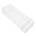 PRETYZOOM 2pcs Cosmetic Storage Box Eyeshadow Drawer Cosmetic Organizer Countertop Organizer Make up Desk Transparentx2pcs 25x8.5x4.8cmx2pcs