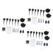 minkissy 3 Sets Hair Coloring Tool Highlight Hair Brush Tools Household Hair Dye Bowl