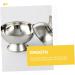 Crilstyleo High Impact Stainless Steel Shaving Bowl for Men - Portable Razor Cup with Feet & Accessories - Perfect Gift for Grooming - Buy Online on GoSupps.com