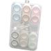 Buy HOMSFOU 6pcs Contact Lens Case Set | Durable Lens Holders with O-Ring - Perfect for Travel & Storage - Buy Online on GoSupps.com