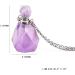YGLINE Amethyst Healing Crystal Necklace | Aromatherapy Pendant for Women | Perfect Purple Gift - Buy Online on GoSupps.com