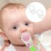Silicone Dummy Clips Adapter - 2 Pcs Button Ring Pacifier Clip Adapter - Transparent Silicone Ring for Button-Style Pacifiers - Buy Online on GoSupps.com
