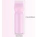 Root Comb Applicator Bottle 6 oz - Professional Hair Oil & Dye Application Brush with Graduated Scale - Pink - Buy Online on GoSupps.com