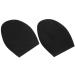 1 pair Non-slip Sole Non-Skid Shoe Pads Shoes Repair Rubber Soles Wear-resistant Rubber Heels Anti-Slip Replacement Outsoles Shoes Sole Protector(Black)