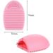 3 Pieces Makeup Brush Cleaning Mat Cleaning Egg Cleaning Tool Silicone Brush Cleaner Cosmetic Clean Tool Used for Cleaning Various Makeup Brushes - Buy Online on GoSupps.com