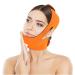 Face Slimming Mask & Belt for Weight Loss | Reduce Double Chin & Elevate V-Shape | Unisex Orange Skin Strap - Buy Online on GoSupps.com
