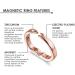 Fencelly 2pcs Lymphatic Drainage Magnetic Ring | Adjustable Slimming Jewelry for Weight Loss - Men & Women - Buy Online on GoSupps.com