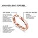 Bagima Lymphatic Drainage Magnet Ring - 2-Part Anti-Snoring & Slimming Adjustable Ring for Men & Women | Anti-Swelling Finger Rings - Buy Online on GoSupps.com