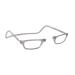 Reading glasses women and men original Clic Classic |Magnetic glasses with pull -out bar |Reading help Reading Glasses |Reading glasses reading aid gray 2.5
