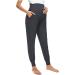 Love2Mi Maternity Women's Casual Pants | Stretchy & Comfortable Lounge Jogging Trousers | Dark Gray - Buy Online on GoSupps.com