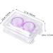 Solustre 4-Piece Mini Container Set for Colored Contact Lenses | Eye Care Holder & Carrying Bag - Buy Online on GoSupps.com