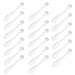 Lurrose Facial Roller 20 Pcs Face Mask Spatula Face Cream Spatula Cosmetic Scoop Makeup Spatula Reusable Jar Bottle Scraper for Face Lotion Transparent Mini Spatula
