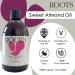 Roots Vegan Sweet Almond Oil - Rich in Essential Fatty Acids and Vitamins for Skin and Hair - Buy Online on GoSupps.com