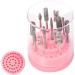 Nail Drill Bits Holder Acrylic Nail Drill Stand Displayer Organizer Container 48 Holes Manicure Tools Storage Box With Acrylic Cover Pink nail drill bit Organizer - Buy Online on GoSupps.com