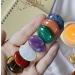 Xiannvxi 7pcs Crystal Palm Stone Set - Healing Crystals Gemstones: Amethyst Clear Quartz Tiger Eye for Chakra Balancing - Polished Natural Stones - Buy Online on GoSupps.com