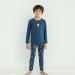 ABALACOCO Big Girls Boys 3 Sets Cotton Thermal Underwear 6pcs Long Sleeve Suit 6-7 Years White/Car/Blue - Buy Online on GoSupps.com