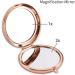 Rose Gold Travel Makeup Mirror - Retirement Gift for Wise Women, Coworkers, Teachers, Bosses, Nurses, Lawyers, Social Workers, and Leaders - Buy Online on GoSupps.com