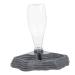 POPETPOP Reptile Water Feeder - Automatic Water Dispenser Waterer Feeding Accessories for Turtle Frog Bearded Dragons Lizards Geckos for Terrarium Tank - Grey