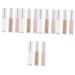 Healvian 15 Pcs Polarized Monochrome Eyeshadow Makeup Supplies Glitter Eyeliner Liquid Eyeshadow Plastic