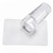 Jelly Stamper 2 Pcs Clear Silicone Jelly Stamper with Scraper Jelly Nail Art Stamper Nail Art Stamping Stamper for Manicure Tools Nail Art Design A3DGB