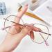 Newada Polygonal Retro Reading Glasses for Women - Blue Light Blocking Metal +2.50 Reader in Rose Golden - Buy Online on GoSupps.com