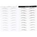 FOMIYES 6 Sheets Pairs Waterproof Stickers Realistic Waterproof Imitation Eyebrows Transfer Stickers Tool 3d - Buy Online on GoSupps.com