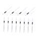 Minkissy 12st Eyeliner-Stift liquid eyeshadow highlighter pin make-up white highlighter make-up waterproof waterproof eyeliner liquid eyeshadow form make-up wooden rod