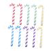 CIMAXIC 10pcs Inflatable Crutches Inflatable Candy Canes Christmas Balloon Pencil Candy Boxes Toys Joke Pvc