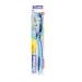 Trisa flexible head manual toothbrush for the best dental care flexible brush head for optimal regulation of printing medium blue/green/pink/yellow 1 piece 1 toothbrush