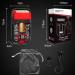 Transparent Body Titanium Plated Blade USB Charging Electric Shaver for Men - Red | Shop Now - Buy Online on GoSupps.com