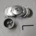 Clay Extruder Hand-Held Tool with 12 Moulds for Sculpture Clay Gun - Buy Online on GoSupps.com