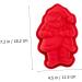 Alipis 2 Pcs Baking Mold Silicone Molds Santa Chocolate Biscuit Xmas Baking DIY Mold Self Made Cake Mold 18.2X11.5X3CM As Shown - Buy Online on GoSupps.com
