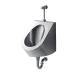 Wall-Mounted Stainless Steel Urinal Commercial High-Efficiency Induction Flushing Men's Urinal Bathroom Accessories Urinal with Infrared Automatic Flushing Valve Suitable