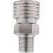 HMKUGO Male Thread to 8MM Female Quick-Disconnect Stainless Steel Adapter w/ O-Ring for PCP Paintball Charging - Buy Online on GoSupps.com