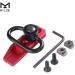 GOTICAL Combo: Quick Detach QD Mount Red + 3pc Weaver Rail Section Set (1.4/2.2/2.95 Inch) - 357 Slot Red w/ 3 Allen Wrenches - Buy Online on GoSupps.com